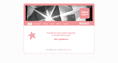 Desktop Screenshot of chicaorigami.com